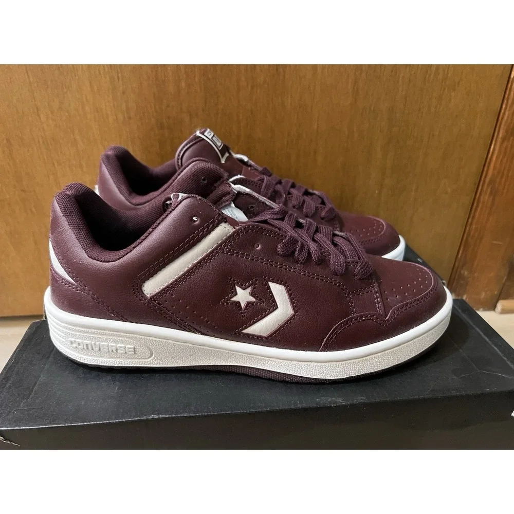 Converse Weapon Ox Sneaker Bloodstone/White Size Mens 8.5, Womens 10 New In Box - Picture 4 of 9